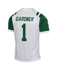 Nike Big Boys and Girls Ahmad Sauce Gardner White New York Jets Classic Alternate Game Jersey