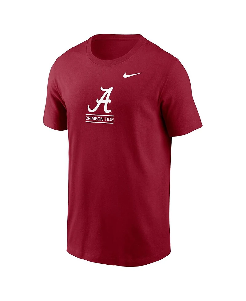 Nike Men's Crimson Alabama Tide 2-Hit T-Shirt