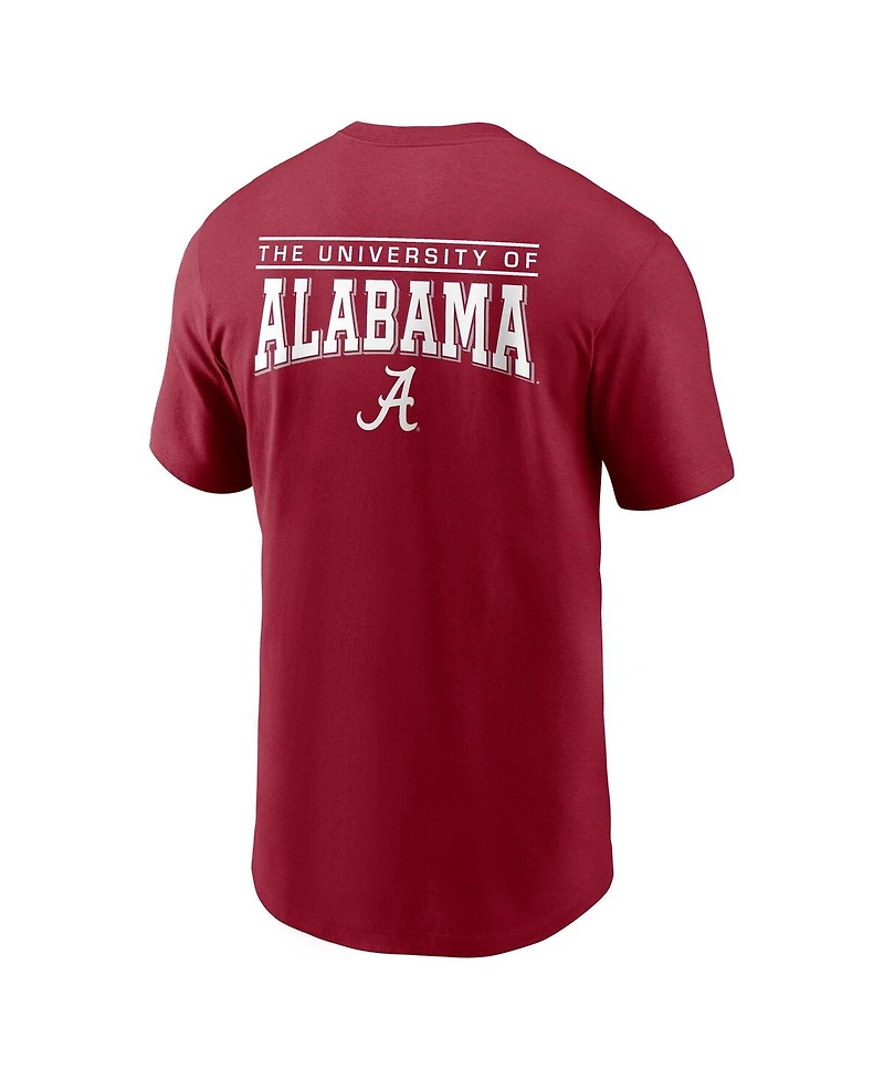 Nike Men's Crimson Alabama Tide 2-Hit T-Shirt
