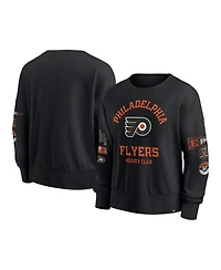 Fanatics Women's Black Philadelphia Flyers Go Team Pullover Sweatshirt