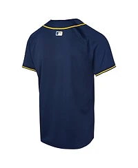 Nike Big Boys and Girls Navy Milwaukee Brewers Alternate Limited Jersey