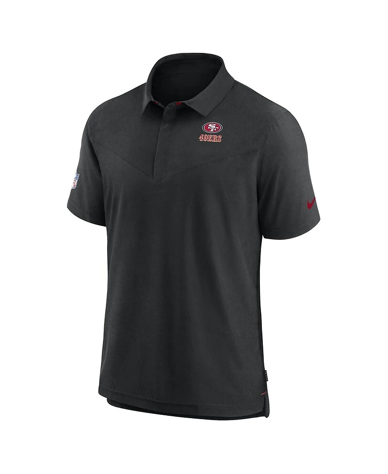 Nike Men's Black San Francisco 49ers 2022/23 Sideline Lockup Performance Polo