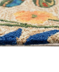 Liora Manne' Frontporch Floral Dragonfly 2'6"x4' Area Rug