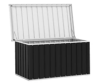 vidaXL Patio Storage Box Anthracite 50.8"x26.4"x25.6"