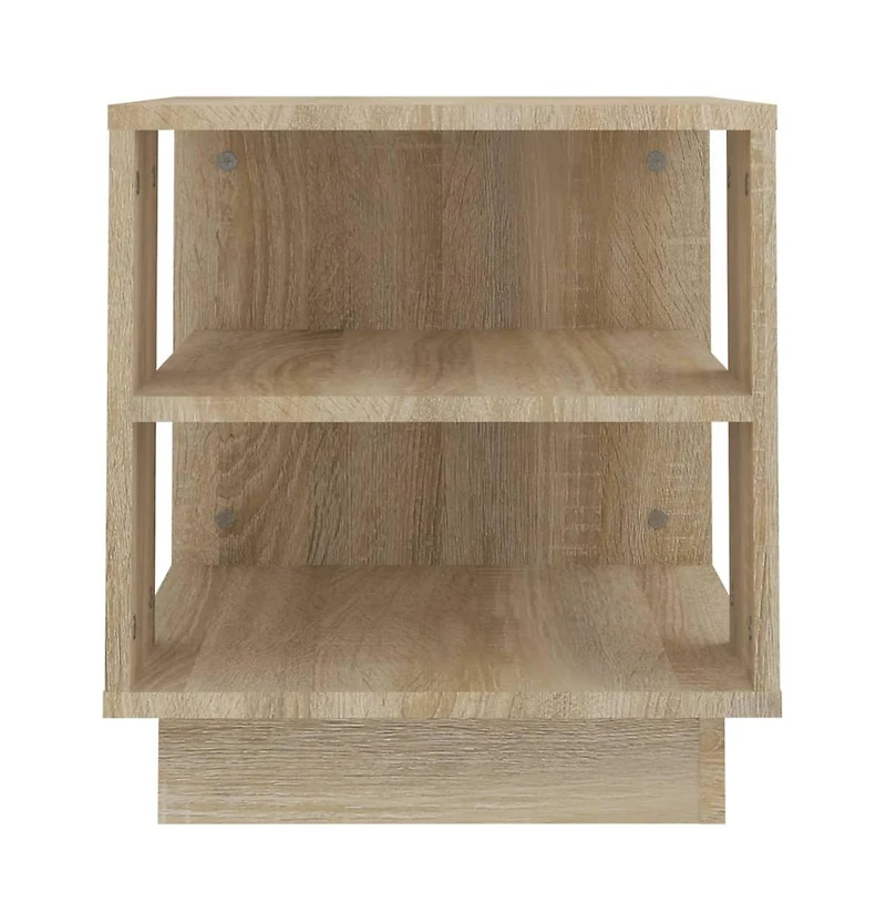 Coffee Table Sonoma Oak 15.7"x15.7"x16.9" Engineered Wood