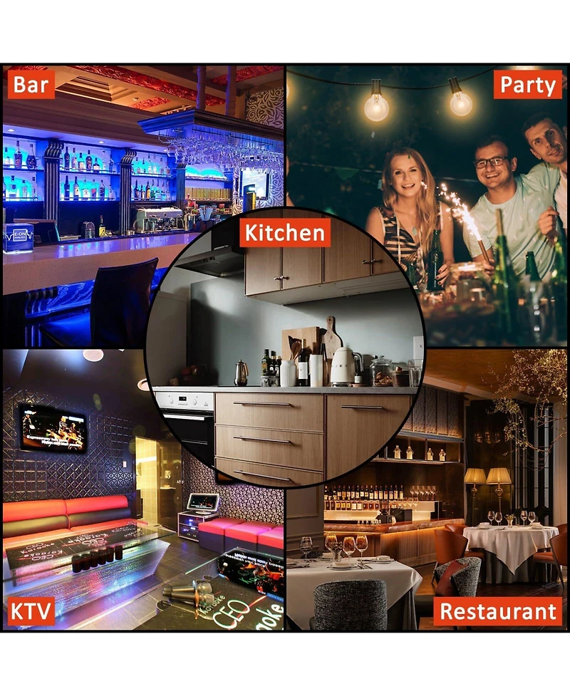 gaomon Led Wine Display Rack Acrylic Wine Rack