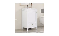 Slickblue Modern Bathroom Vanity with Sink for Stylish Storage and Functionality