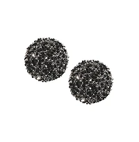Embellished Cluster Circular Stud Earrings