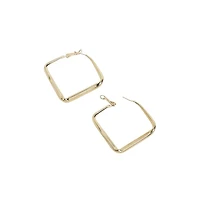 Minimal Diamond Hoop Earrrings