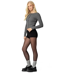 Edikted Womens Shilo Ribbed Cardigan