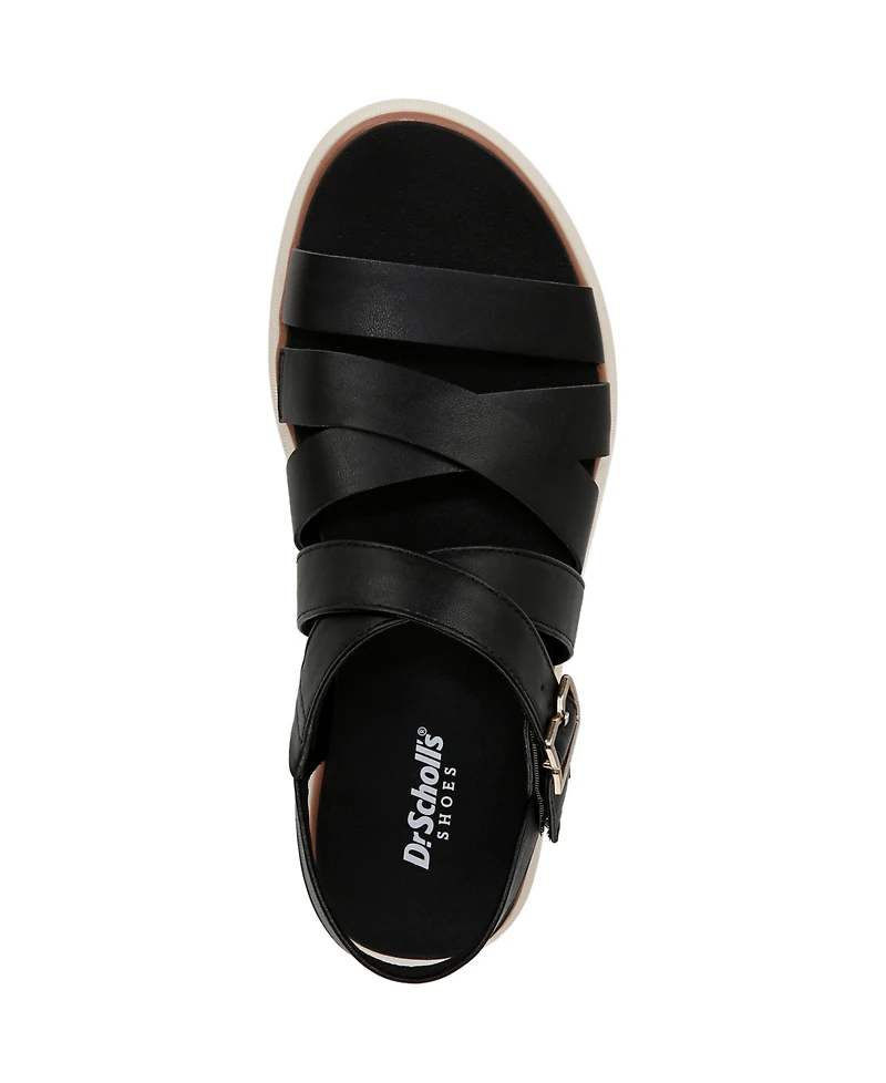 Dr. Scholl's Women's Nice Day Max Sun Strappy Platform Sandals