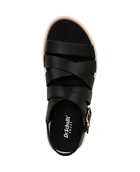 Dr. Scholl's Women's Nice Day Max Sun Strappy Platform Sandals