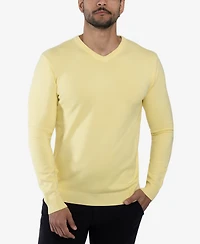 X-Ray Men's Basic V-Neck Pullover Midweight Sweater