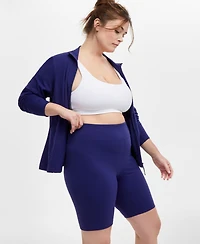 Id Ideology Plus Soft 10" Bike Shorts, Exclusively at Macy's
