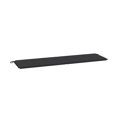 vidaXL Garden Bench Cushion Black 70.9"x19.7"x1.2" Oxford Fabric