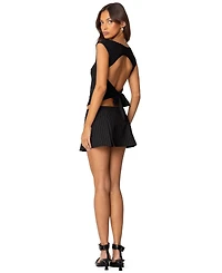 Edikted Womens Fae Square Neck Open Back Top