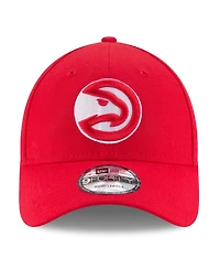 New Era Men's Red Atlanta Hawks Team Color 9FORTY Adjustable Hat