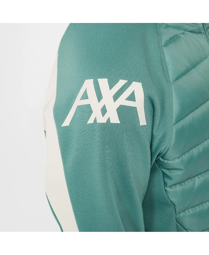 Nike Big Boys and Girls Teal Liverpool 2024/25 Academy Drill Quarter-Zip Top