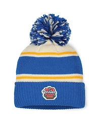 Fanatics Women's Blue/Cream St. Louis Blues 2025 Nhl Winter Classic Cuffed Knit Hat with Pom