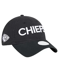New Era Women's Black Kansas City Chiefs Cece 9TWENTY Adjustable Hat