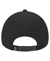 New Era Men's Black Detroit Tigers 9FORTY A-Frame Adjustable Hat