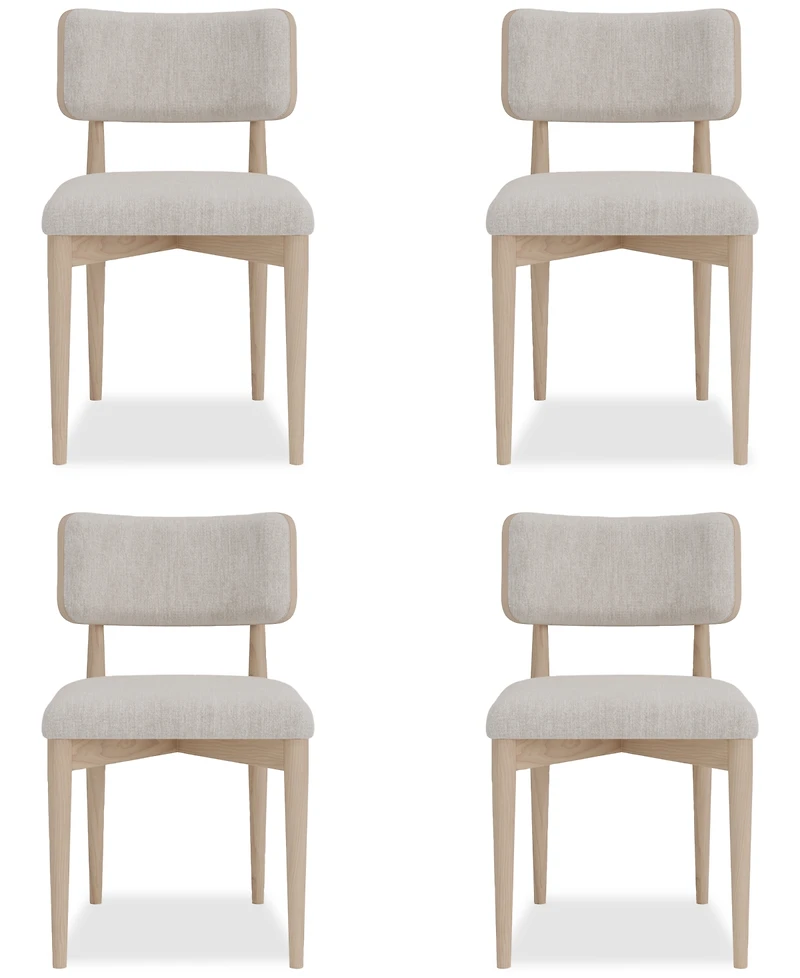 Lunare 4-Pc. Curved Chair Set