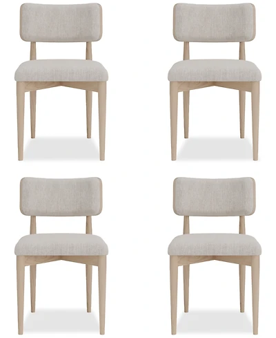Lunare 4-Pc. Curved Chair Set