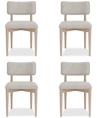 Lunare 4-Pc. Curved Chair Set
