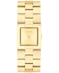 Calvin Klein Women's Ck Meridian Gold Tone Stainless Steel Bracelet Watch, 22mm