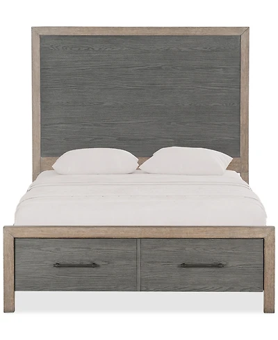 Portmore California King Panel Storage Bed (with soft close drawers), Created for Macy's