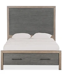 Portmore California King Panel Storage Bed (with soft close drawers), Created for Macy's
