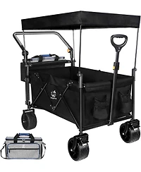 Heavy Duty Folding Wagon Cart for Durable Outdoor Transport and Storage