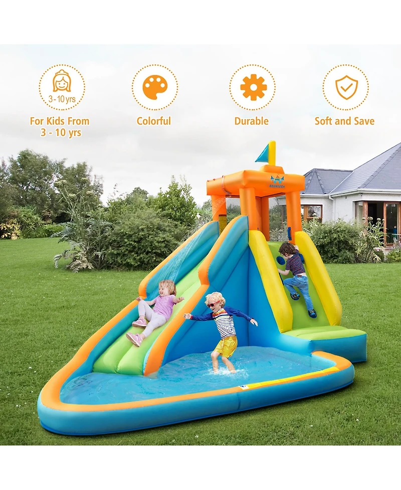 Kids Bounce House Castle Splash Water Pool Without Blower