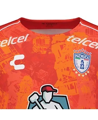 Charly Men's Orange C.f. Pachuca 2024/25 Away Authentic Jersey