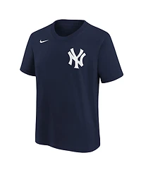 Nike Big Boys and Girls Anthony Volpe Navy New York Yankees Player Name Number T-Shirt