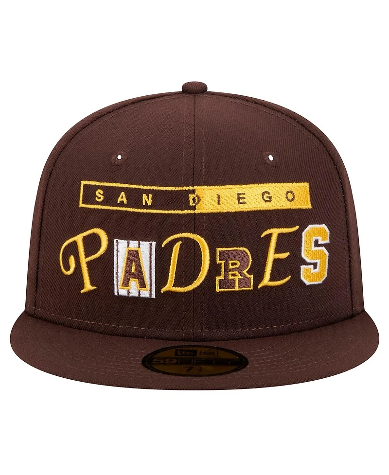New Era Men's Brown San Diego Padres Ransom 59FIFTY Fitted Hat