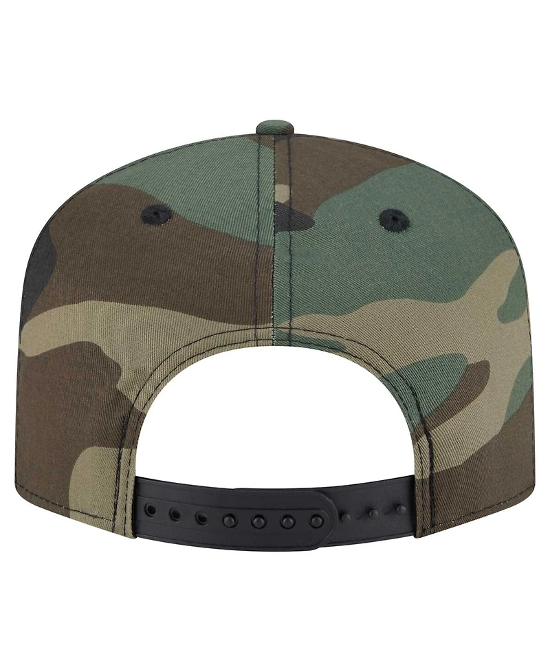 New Era Men's Camo Pittsburgh Steelers Woodsy 9FIFTY Snapback Hat