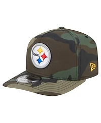 New Era Men's Camo Pittsburgh Steelers Woodsy 9FIFTY Snapback Hat
