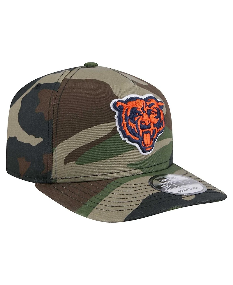 New Era Men's Camo Chicago Bears Woodsy 9FIFTY Snapback Hat