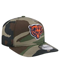 New Era Men's Camo Chicago Bears Woodsy 9FIFTY Snapback Hat