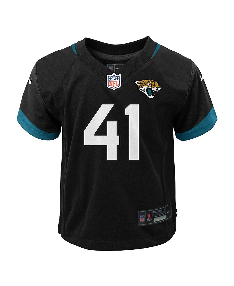 Nike Preschool Josh Hines-Allen Black Jacksonville Jaguars Alternate Player Game Jersey