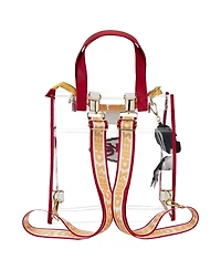 Loungefly Kansas City Chiefs Clear Convertible Backpack Tote Bag