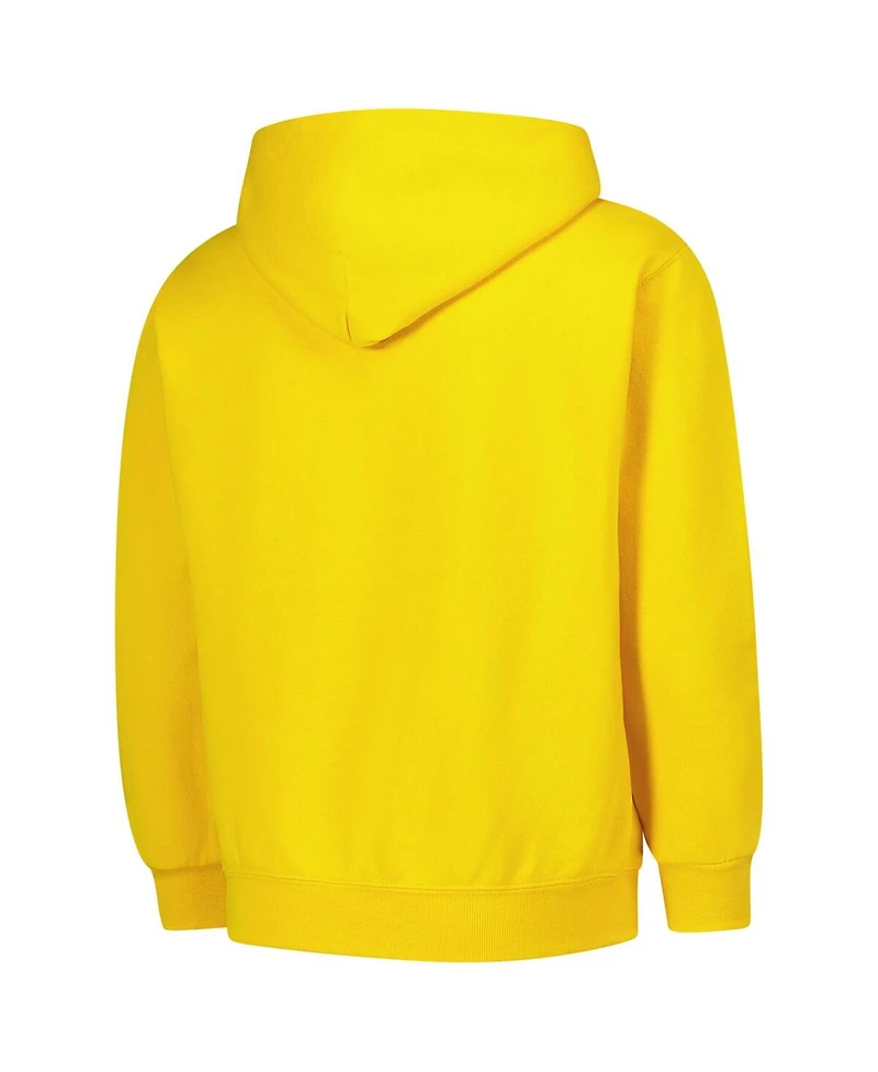 Champion Big Boys and Girls Maize Michigan Wolverines Campus Pullover Hoodie