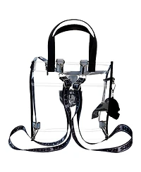 Loungefly Las Vegas Raiders Clear Convertible Backpack Tote Bag