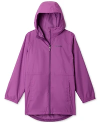 Columbia Big Girls Switchback Long Hooded Waterproof Jacket