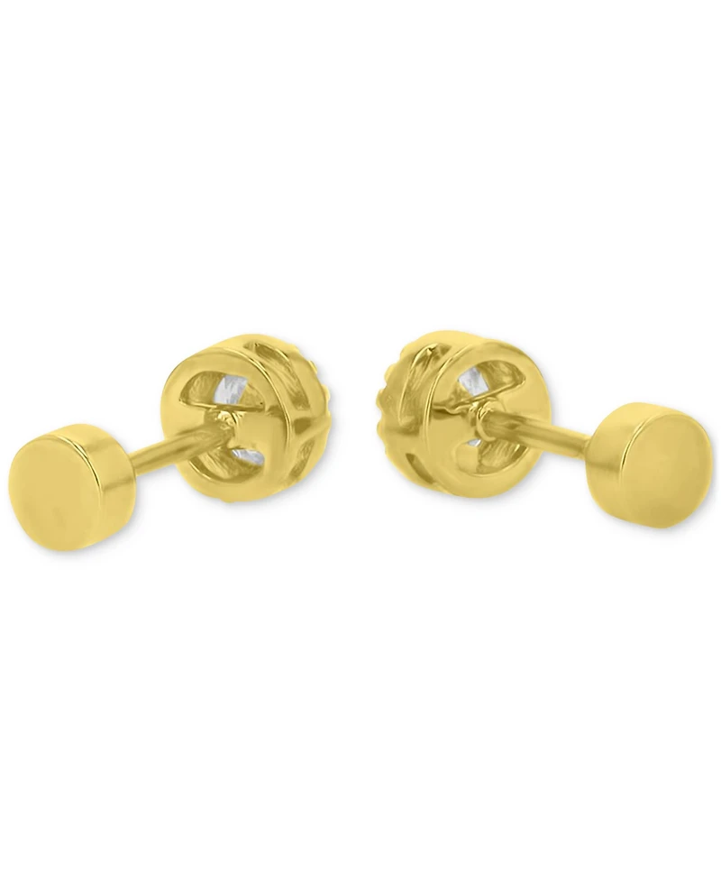 Cubic Zirconia Stud Earrings (3/8 ct. t.w.) in 14k Gold-Plated Sterling Silver