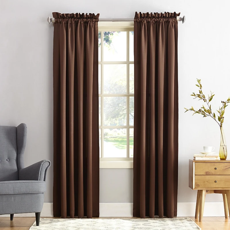 Grant Room Darkening Rod Pocket Curtain Panel
