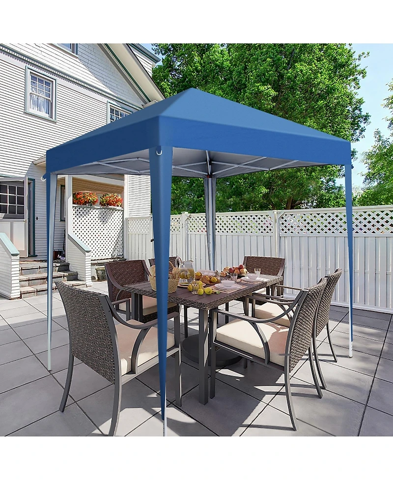 Slickblue Practical Waterproof Right-Angle Folding Tent for Outdoor Events and Easy Setup