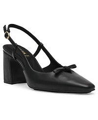 Anne Klein Women's Aniston Slingback Block Heel Pumps