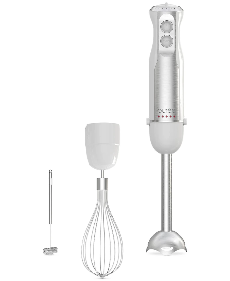 Tzumi Puree Stainless Steel Blade 3-Pc. Immersion Blender